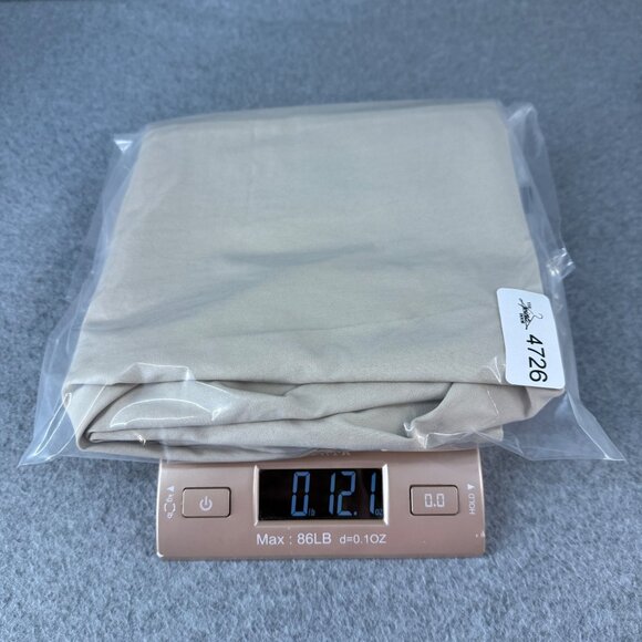 Lisette Womens Cream Khaki Pants Pull On Stretch Capri Cropped Office Size 10 - Picture 11 of 12